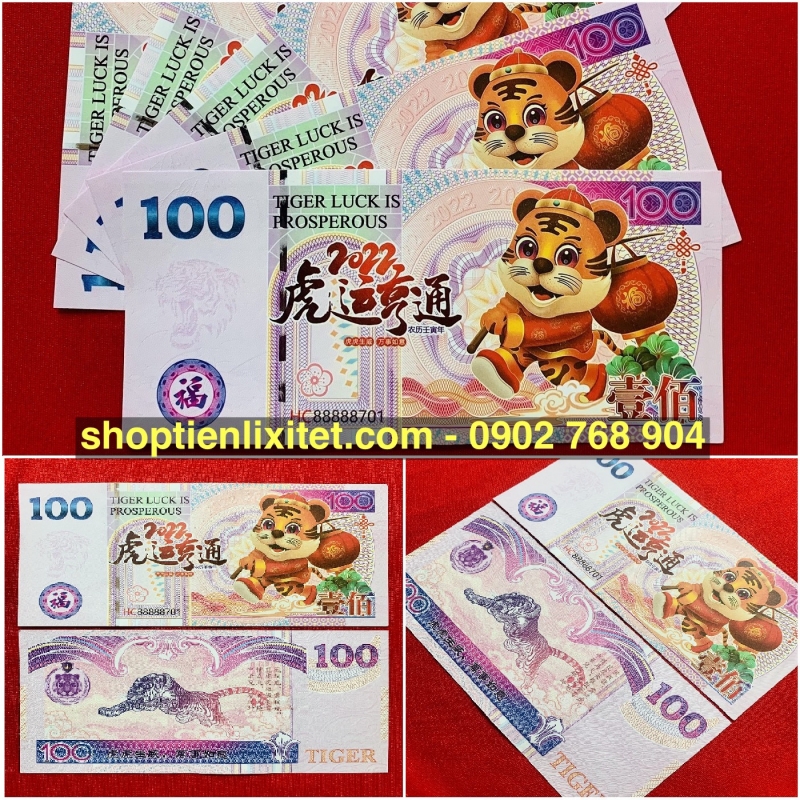 Combo 10 Tờ Tiền Con Hổ Đài Loan